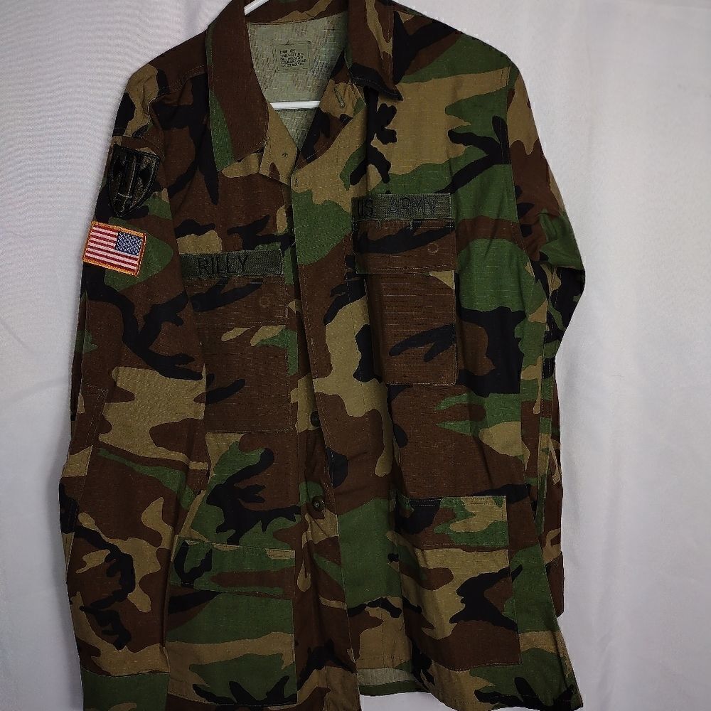 Authentic military camo shirt 